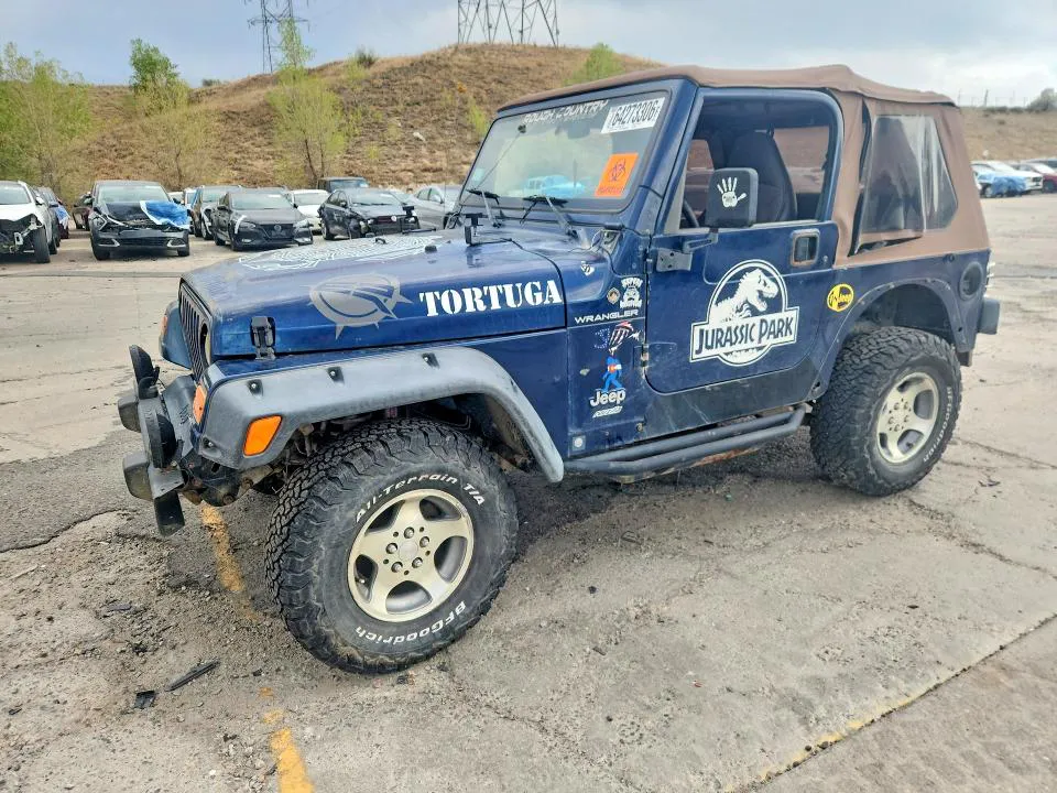 2001 JEEP WRANGLER / TJ VIN 1J4FA29P71P340090 фото 1