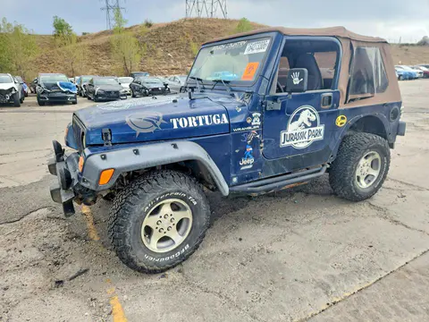 1J4FA29P71P340090 — 2001 Jeep Wrangler / TJ, Боковая часть (Side), фото до ремонта