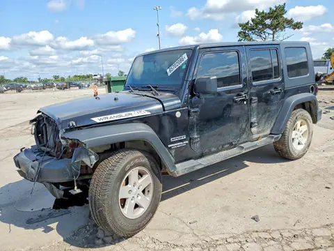 1J4BA3H11AL117178 — 2010 Jeep Wrangler Unlimited, Передняя часть (Front End), фото до ремонта