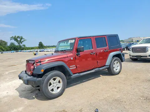 1J4BA3H18AL133085 — 2010 Jeep Wrangler Unlimited, Передняя часть (Front End), фото до ремонта