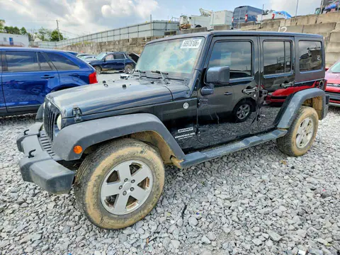 1C4BJWDG6EL321420 — 2014 Jeep Wrangler Unlimited, Пожар двигателя (Burn - Engine), фото до ремонта