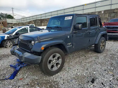 1C4BJWEG3HL520007 — 2017 Jeep Wrangler Unlimited, Задняя часть (Rear End), фото до ремонта