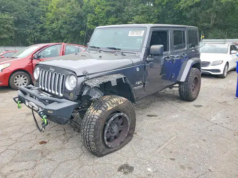 1C4BJWEG2HL507667 — 2017 Jeep Wrangler Unlimited, Передняя часть (Front End), фото до ремонта