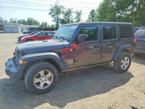 1C4HJXDG7JW124622 — 2018 Jeep Wrangler Unlimited, Задняя часть (Rear End), фото до ремонта