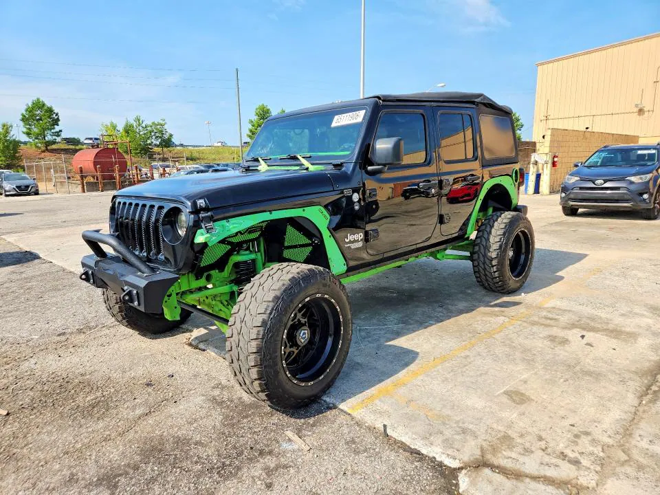 2018 JEEP WRANGLER UNLIMITED VIN 1C4HJXDN9JW329440 фото 1
