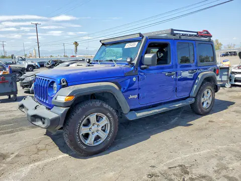 1C4HJXDN6LW223319 — 2020 Jeep Wrangler Unlimited, Передняя часть (Front End), фото до ремонта