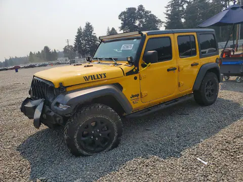 1C4HJXDG2LW307607 — 2020 Jeep Wrangler Unlimited, Передняя часть (Front End), фото до ремонта