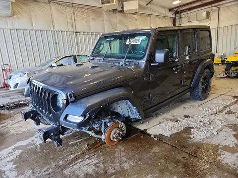 1C4HJXDGXMW789521 — 2021 Jeep Wrangler Unlimited, Передняя часть (Front End), фото до ремонта