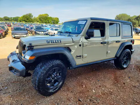 1C4HJXDG7NW243373 — 2022 Jeep Wrangler Unlimited, Боковая часть (Side), фото до ремонта