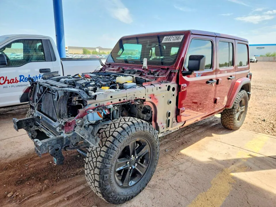 2022 Jeep WRANGLER UNLIMITED VIN 1C4HJXEG3NW105943 фото 1