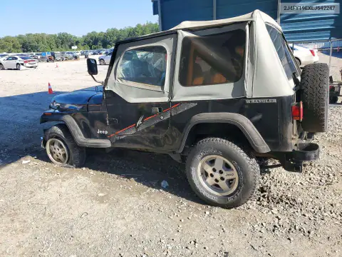 2J4FY19EXLJ542247 — 1990 Jeep Wrangler, фото 2 с аукциона Copart, Передняя часть