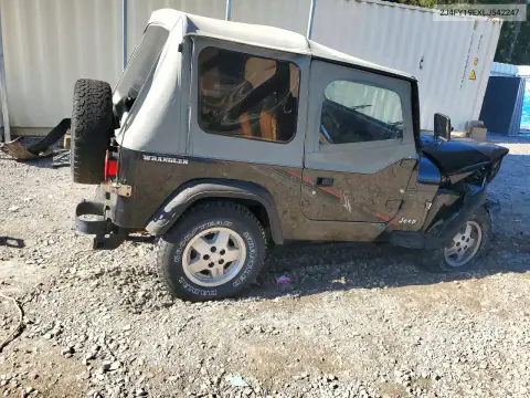 2J4FY19EXLJ542247 — 1990 Jeep Wrangler, фото 3 с аукциона Copart, Передняя часть