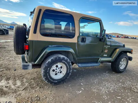 1J4FY49S9VP508765 — 1997 Jeep Wrangler, фото 3 с аукциона Copart, Передняя часть