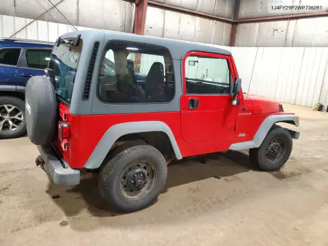 1998 Jeep Wrangler / Tj Se VIN 1J4FY29P2WP736091 фото 3