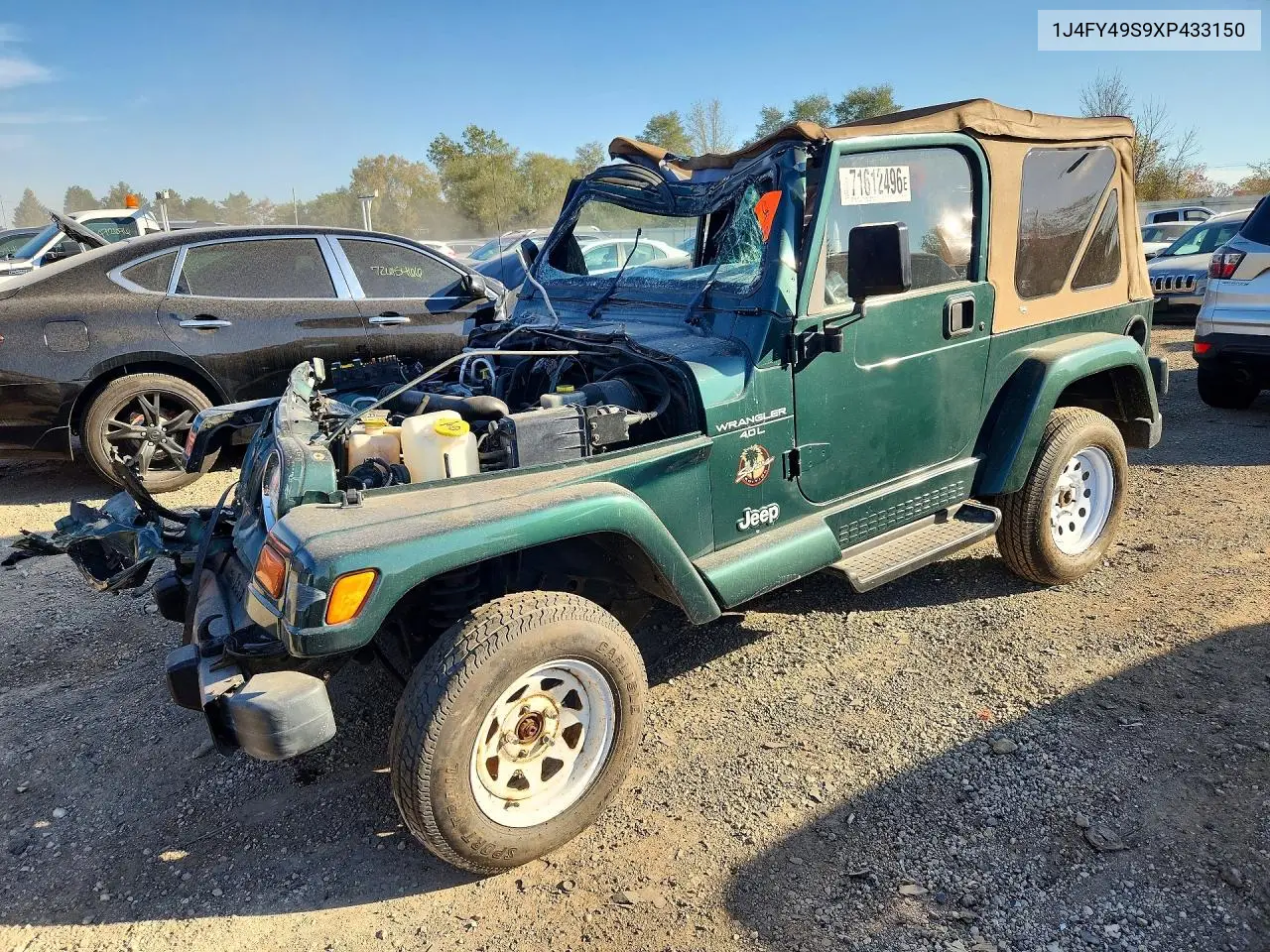 1999 Jeep Wrangler / Tj Sahara VIN 1J4FY49S9XP433150 фото 1