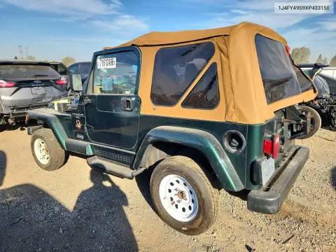 1999 Jeep Wrangler / Tj Sahara VIN 1J4FY49S9XP433150 фото 2