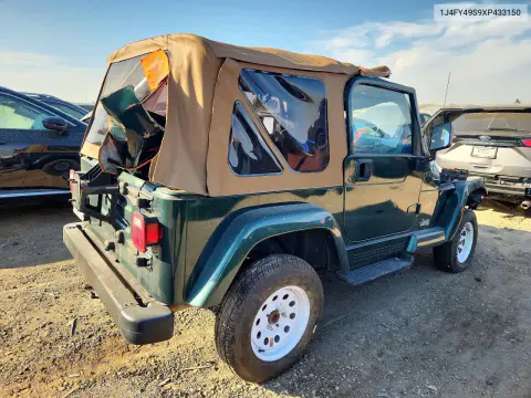 1999 Jeep Wrangler / Tj Sahara VIN 1J4FY49S9XP433150 фото 3