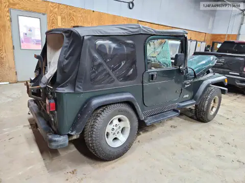 1J4FA49S3YP713698 — 2000 Jeep Wrangler, фото 3 с аукциона Copart, Опрокидывание