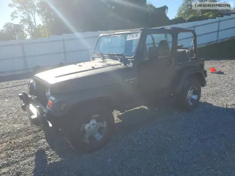 1J4FA59S4YP802394 — 2000 Jeep Wrangler, Механические повреждения, фото до ремонта