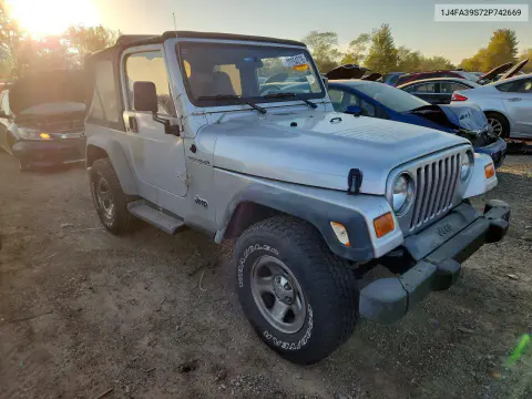 2002 Jeep Wrangler / Tj X VIN 1J4FA39S72P742669 фото 4