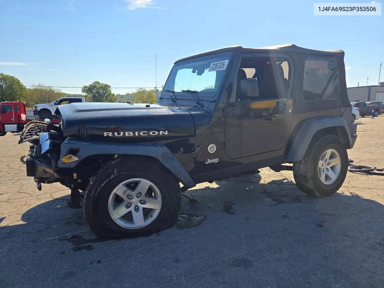 2003 Jeep Wrangler / Tj Rubicon VIN 1J4FA69S23P353506 фото 1