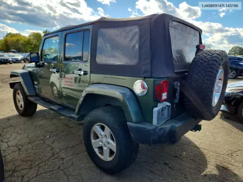 2007 Jeep Wrangler Sahara VIN 1J4GB59147L143196 фото 2