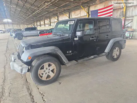 1J4GB39177L138711 — 2007 Jeep Wrangler, Мелкие вмятины и царапины, фото до ремонта