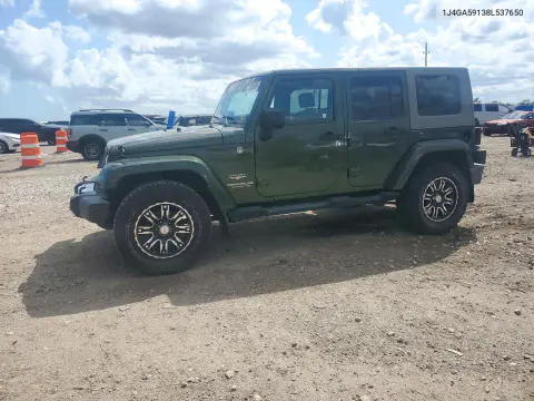 1J4GA59138L537650 — 2008 Jeep Wrangler, Мелкие вмятины и царапины, фото до ремонта