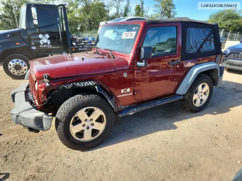 1J4FA24128L556613 — 2008 Jeep Wrangler, Передняя часть, фото до ремонта