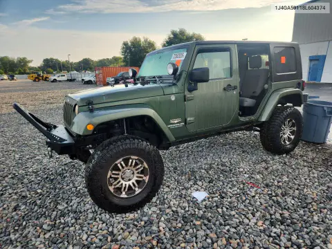 1J4GA59118L604374 — 2008 Jeep Wrangler, Ходовая часть, фото до ремонта