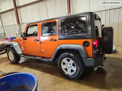 2011 Jeep Wrangler Unlimited Sport VIN 1J4BA3H16BL589832 фото 2