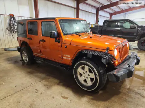 2011 Jeep Wrangler Unlimited Sport VIN 1J4BA3H16BL589832 фото 4