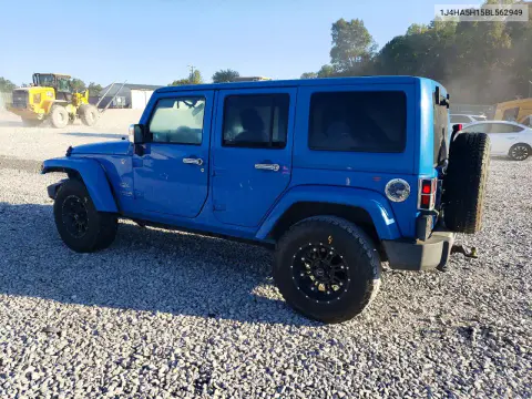 2011 Jeep Wrangler Unlimited Sahara VIN 1J4HA5H15BL562949 фото 2