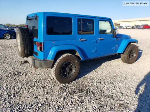 2011 Jeep Wrangler Unlimited Sahara VIN 1J4HA5H15BL562949 фото 3