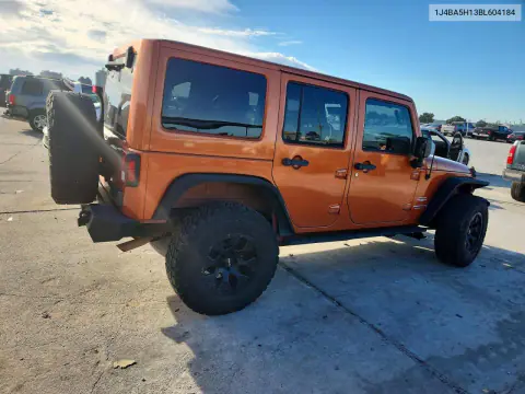 2011 Jeep Wrangler Unlimited Sahara VIN 1J4BA5H13BL604184 фото 3