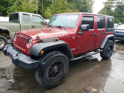 1C4BJWFG0CL109493 — 2012 Jeep Wrangler, Пожар, фото до ремонта