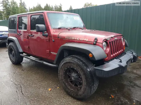 2012 Jeep Wrangler Unlimited Rubicon VIN 1C4BJWFG0CL109493 фото 4