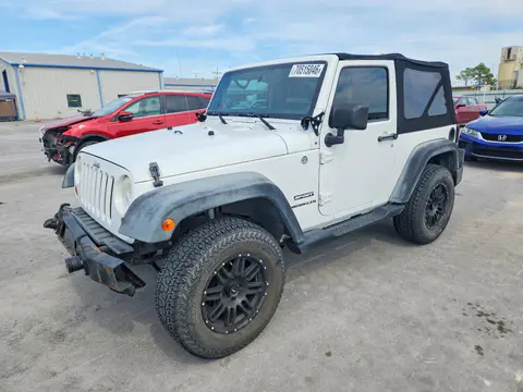 1C4GJWAG9CL162500 — 2012 Jeep Wrangler, Передняя часть (Front End), фото до ремонта