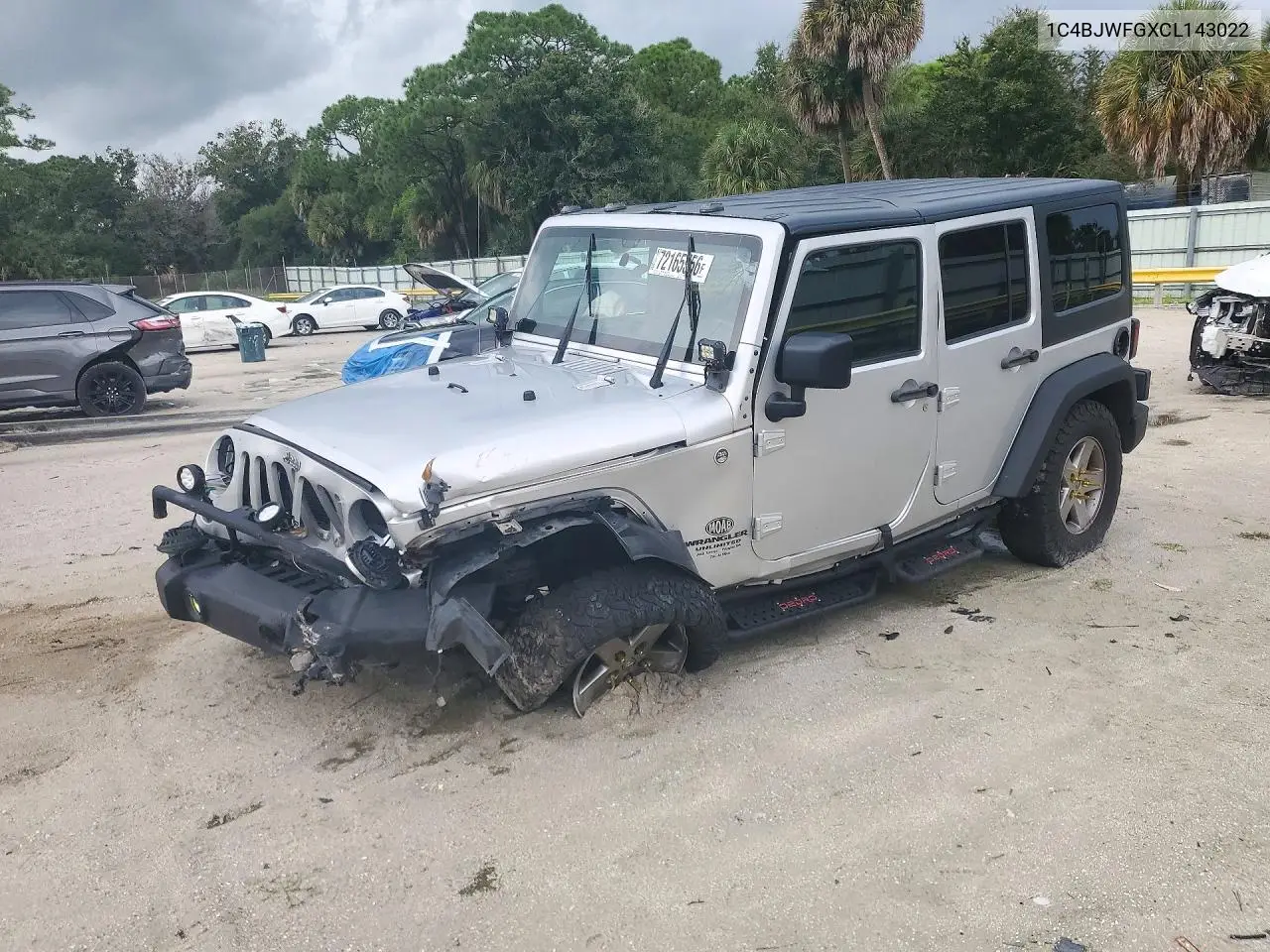 2012 Jeep Wrangler Unlimited Rubicon VIN 1C4BJWFGXCL143022 фото 1