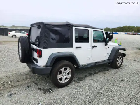 2012 Jeep Wrangler Unlimited Sport VIN 1C4BJWDG7CL274895 фото 3