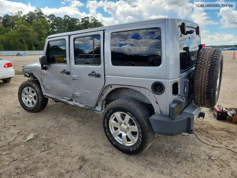 2013 Jeep Wrangler Unlimited Sahara VIN 1C4BJWEG0DL704766 фото 2