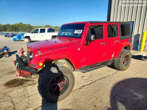 1C4HJWEG7DL692481 — 2013 Jeep Wrangler, Задняя часть, фото до ремонта