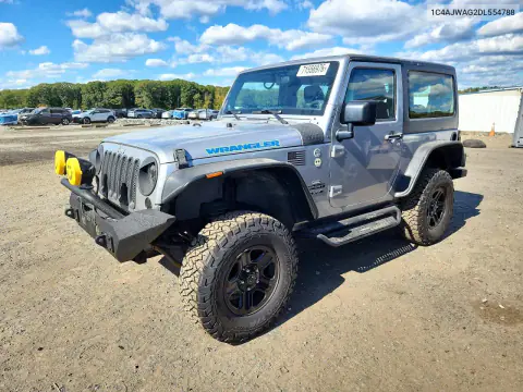 1C4AJWAG2DL554788 — 2013 Jeep Wrangler, Мелкие вмятины и царапины, фото до ремонта
