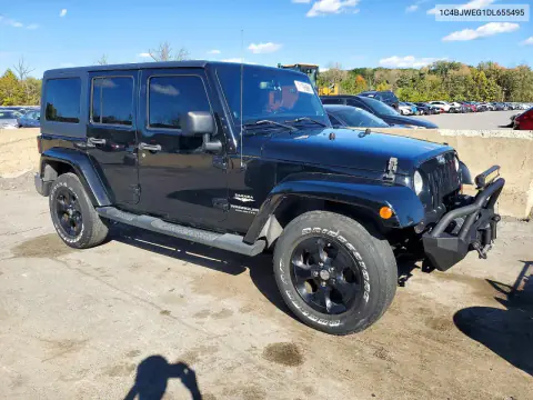 2013 Jeep Wrangler Unlimited Sahara VIN 1C4BJWEG1DL655495 фото 4