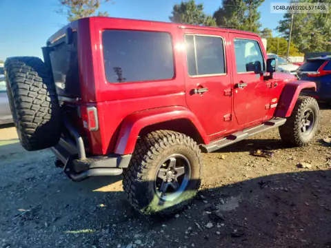 2013 Jeep Wrangler Unlimited Sahara VIN 1C4BJWEG2DL571458 фото 3