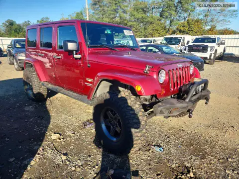 2013 Jeep Wrangler Unlimited Sahara VIN 1C4BJWEG2DL571458 фото 4