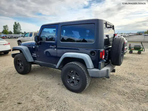 2013 Jeep Wrangler Sport VIN 1C4AJWAG0DL583626 фото 2