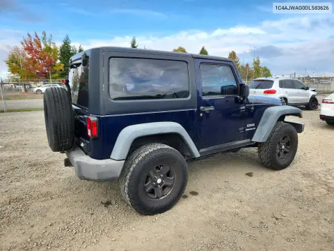 2013 Jeep Wrangler Sport VIN 1C4AJWAG0DL583626 фото 3