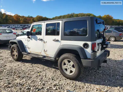 2013 Jeep Wrangler Unlimited Sport VIN 1C4BJWDG9DL702113 фото 2