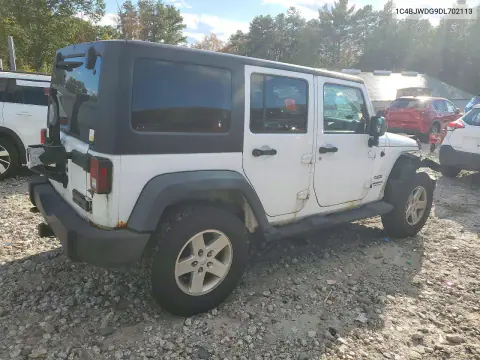 2013 Jeep Wrangler Unlimited Sport VIN 1C4BJWDG9DL702113 фото 3